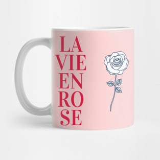 La Vie en Rose Edith Piaf French France Paris Music Mug